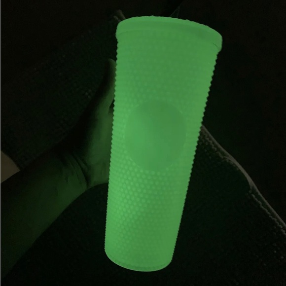 NWT SET Starbucks ‘Lemongrass Glow in The Dark Bling’ Studded Tumblers. - Picture 3 of 6